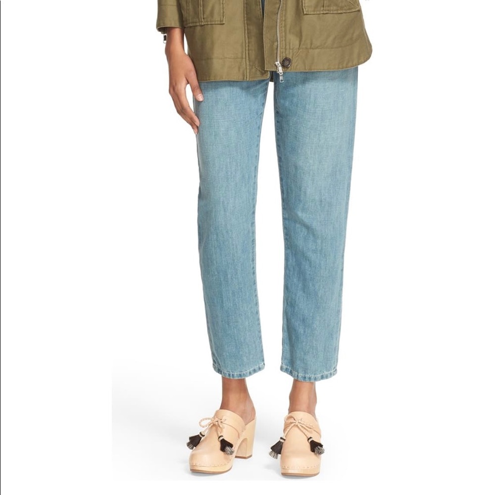 NWB Loeffler Randall Hadley clog size 6